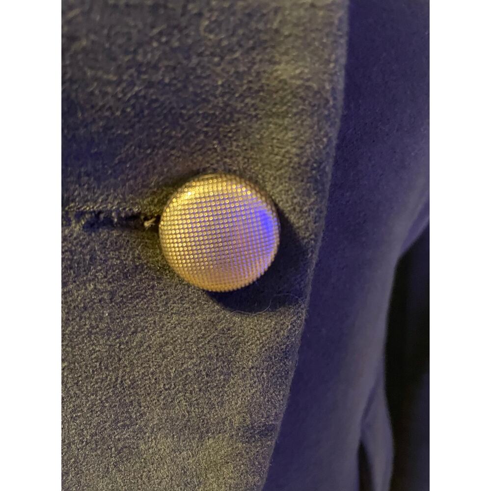 Zara Basic Olive Green Gold Embroidered Military Blazer XS Regency - Picture 4 of 7